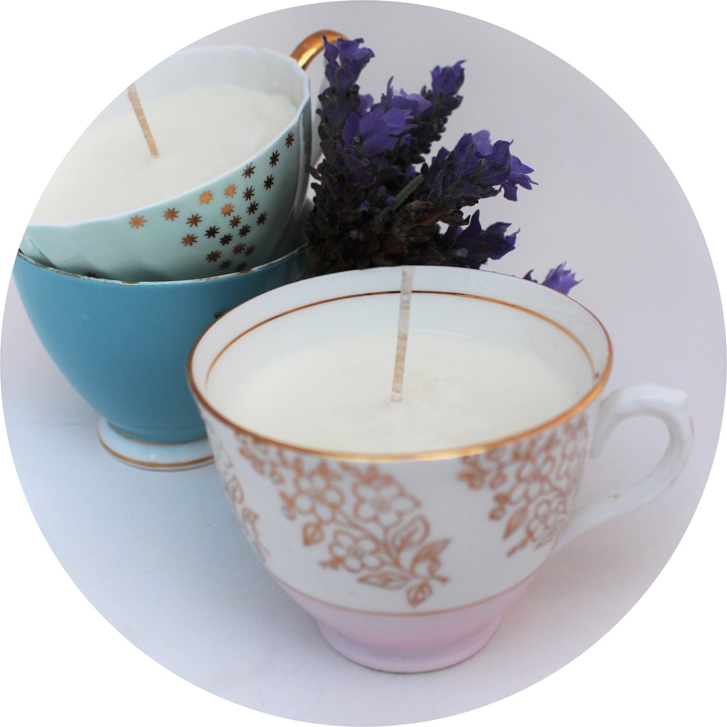 Home decor bundle - Macrame plant hanger and Soy Candle kits - MakeKit DIY Craft Kits