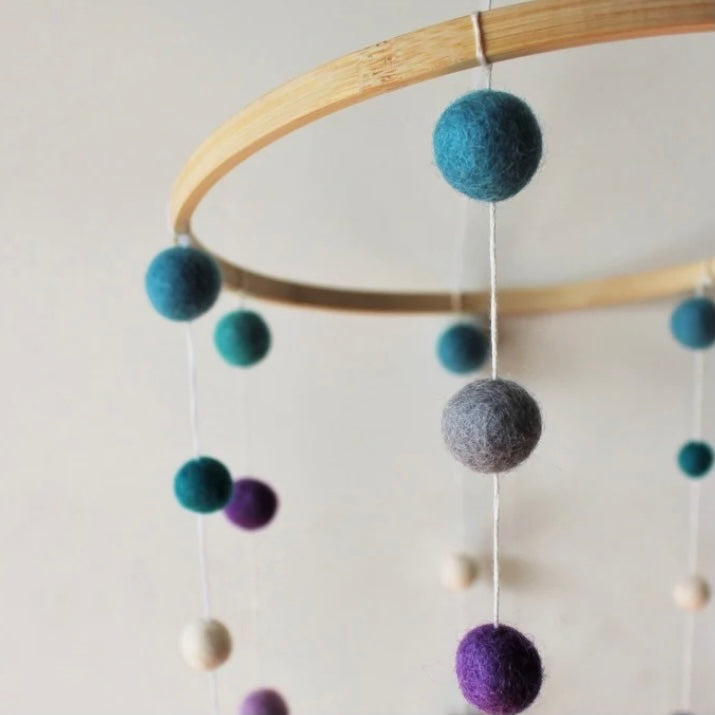 Make Your Own Wool Felt Ball Mobile - MakeKit DIY Craft Kits