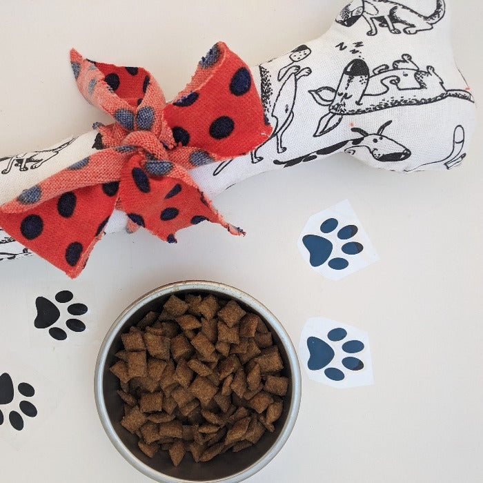 Soft Toy Dog Bone - Instant Download - MakeKit DIY Craft Kits