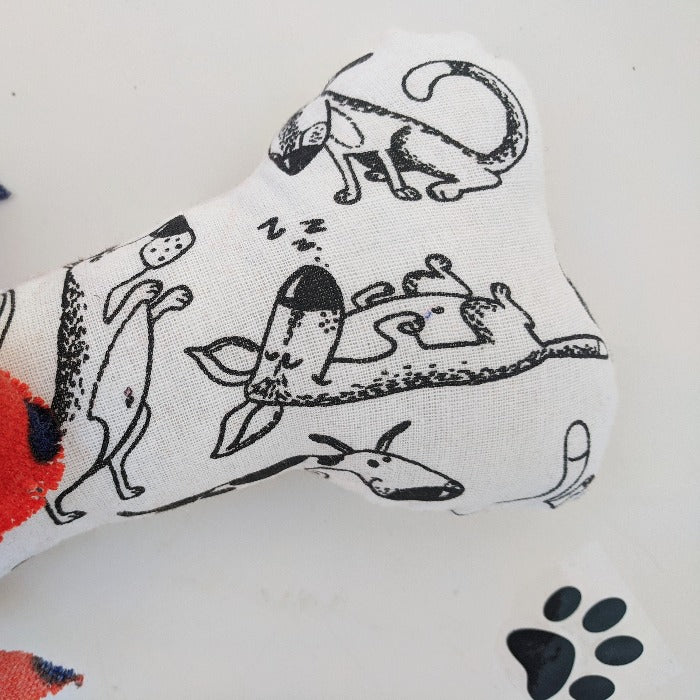 Soft Toy Dog Bone - Instant Download - MakeKit DIY Craft Kits