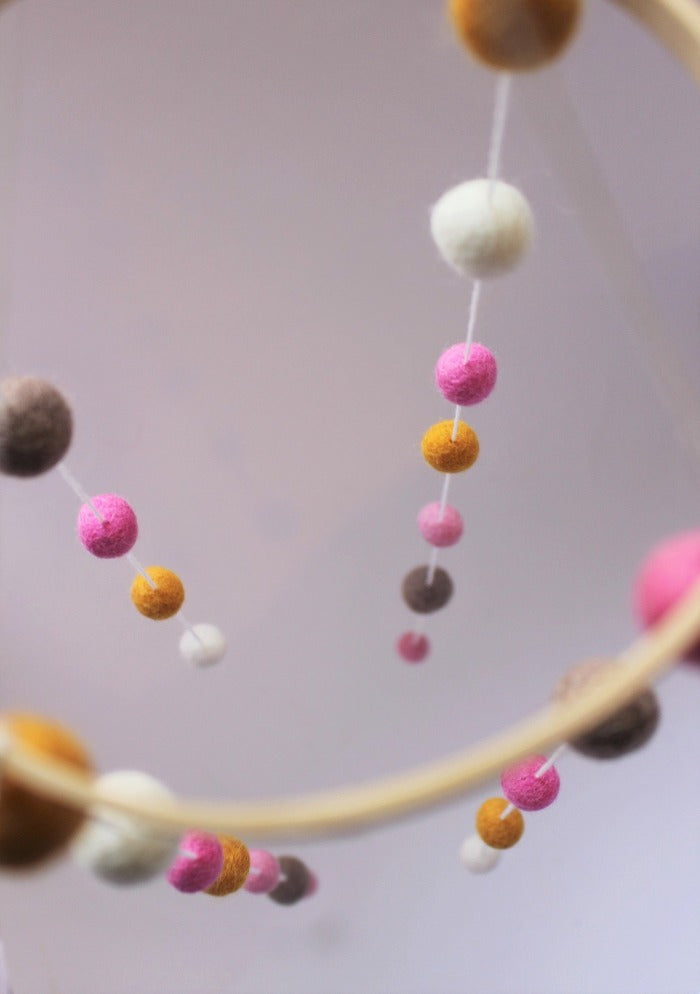 Felt Ball Mobile Instructions - Instant Download - MakeKit DIY Craft Kits