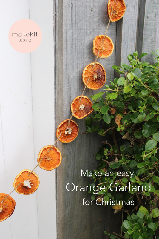 Make your own Orange Garland