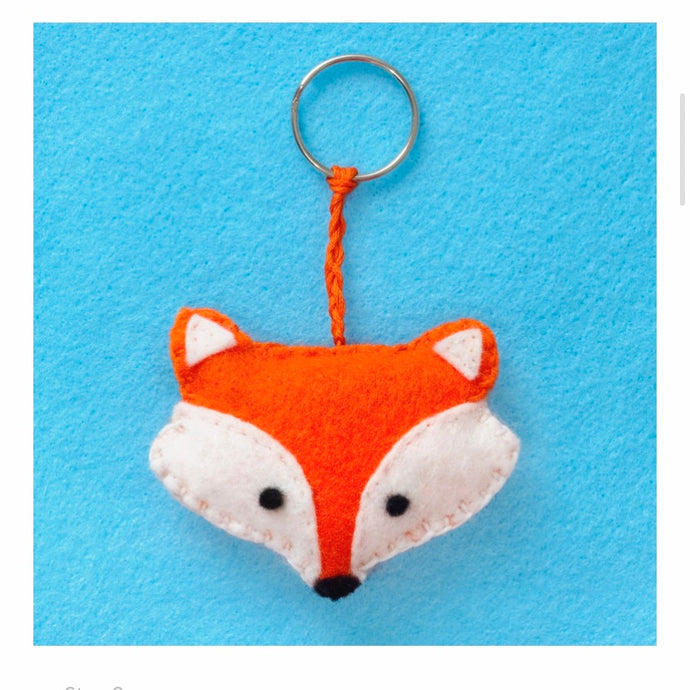 Make Your Own Fox Keyring - MakeKit DIY Craft Kits