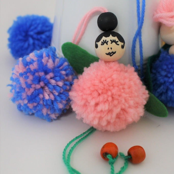 Pom Pom Fairies - Instant Download - MakeKit DIY Craft Kits