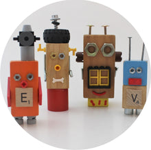 Make your own robots, hand made craft kits for kids